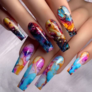 Nail Color Application